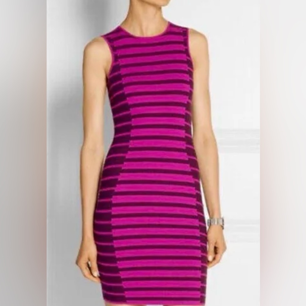Opening Ceremony Striped sleevless graphic dress